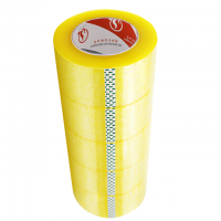 Yellowish Bopp packaging self adhesive carton sealing waterproof tape